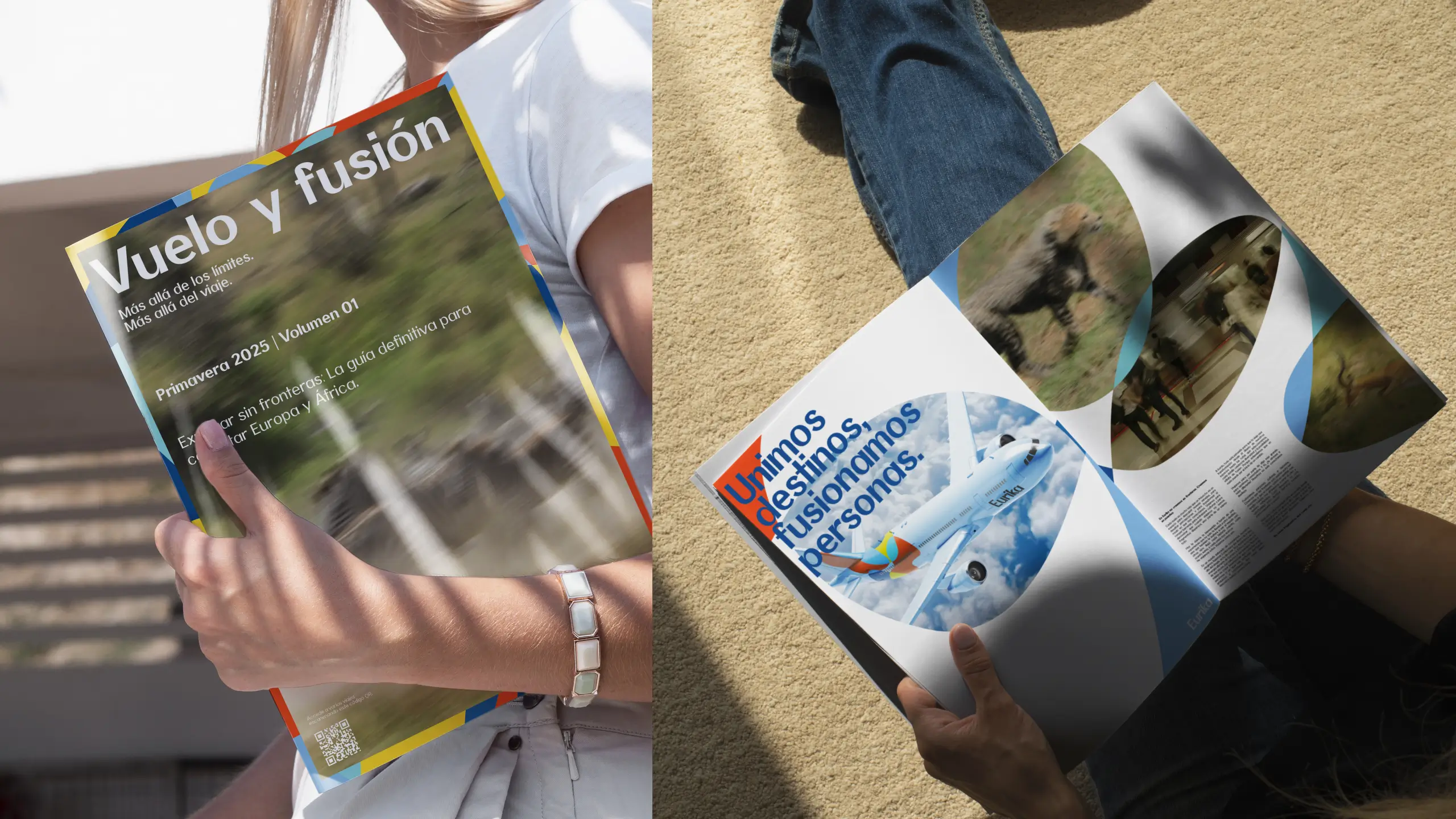 Disñeo de revistas de Eurika